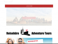 adventure-tours.de Webseite Vorschau