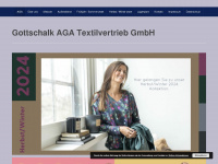 aga-textil.de Webseite Vorschau