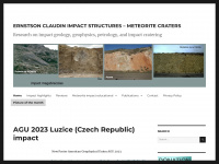 impact-structures.com Webseite Vorschau