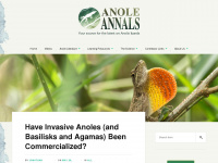 anoleannals.org Webseite Vorschau