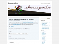 dinosaurpalaeo.wordpress.com Webseite Vorschau