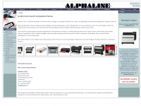 alphaline.de Webseite Vorschau