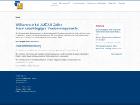 amex-zeller.de Webseite Vorschau