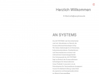 an-systems.de Webseite Vorschau