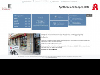 apotheke-am-koppenplatz.de Webseite Vorschau