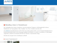 aretz-metallbau.com Webseite Vorschau