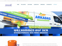 arkadas-umweltschutz.com Webseite Vorschau