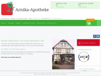 arnika-apotheke-floh.de Webseite Vorschau