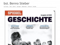 benno-stieber.com Webseite Vorschau