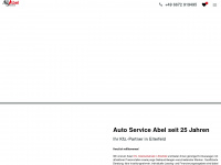auto-service-abel.de Webseite Vorschau