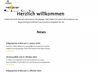 regioenergie.ch Webseite Vorschau