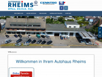 autohaus-rheims.de Webseite Vorschau
