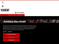 autohaus-saur.de Webseite Vorschau