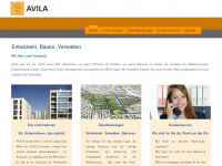 avila-management.de Webseite Vorschau