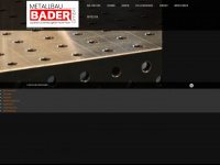 bader-metallbau.com Webseite Vorschau