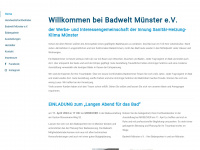 badwelt-muenster.de Webseite Vorschau