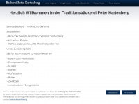 baeckerei-kartenberg.de Webseite Vorschau