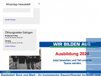 baubedarf-berg-und-mark.de Webseite Vorschau