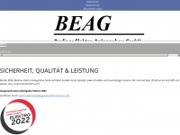 beag-elektro.de Webseite Vorschau