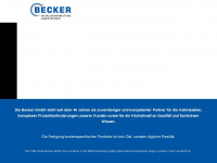 beckermetall.com Webseite Vorschau