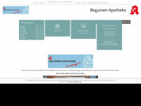 beguinen-apotheke.de Webseite Vorschau