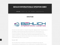 behlich-international.de Webseite Vorschau