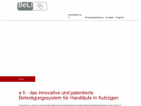 beli-gmbh.de Webseite Vorschau