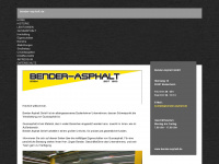 bender-asphalt.de Webseite Vorschau