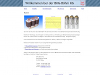bkg-boehm.com Webseite Vorschau