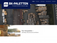 bk-paletten.de Webseite Vorschau