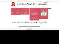 blasberg-apotheke.de Webseite Vorschau