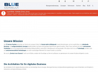 blue-consult.de Webseite Vorschau