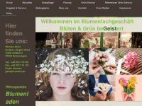 blumen-geist.de Webseite Vorschau