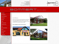 bommert-metallbau.de Webseite Vorschau