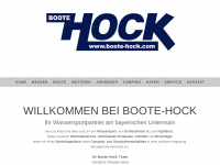 boote-hock.com Webseite Vorschau