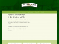brocker-muehle.de Webseite Vorschau
