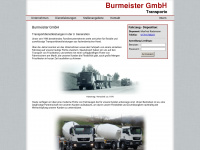 burmeister-gmbh.de Webseite Vorschau