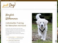 justdog.de Webseite Vorschau
