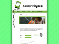 clickermagazin.ch Webseite Vorschau