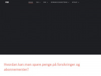 frr.dk Webseite Vorschau