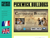 pickwick-bulldogs.ch Webseite Vorschau