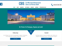 cbs-hygiene.de Webseite Vorschau