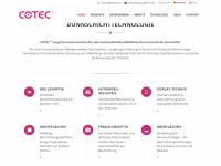 cotec-gmbh.com Webseite Vorschau