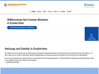cremer-bohsem.de Webseite Vorschau
