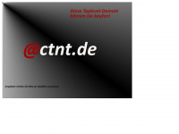 ctnt.de Webseite Vorschau