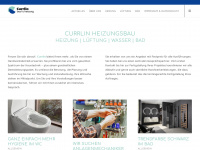 currlin-heizungsbau.de Webseite Vorschau
