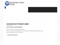 dachdeckermeister-froeber.de Webseite Vorschau