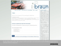 braun-kfz-sv.de Webseite Vorschau