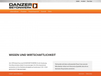 danzer-betonwerk.de Webseite Vorschau