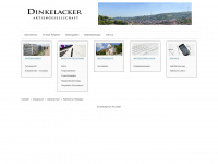 dinkelacker-ag.de Webseite Vorschau